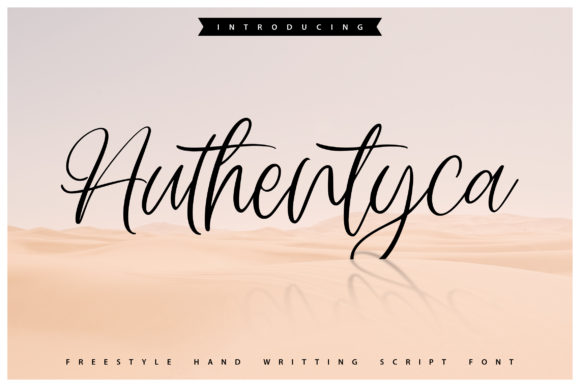 Authentyca: A Elegant Handwritten Font for Professional and Creative Projects