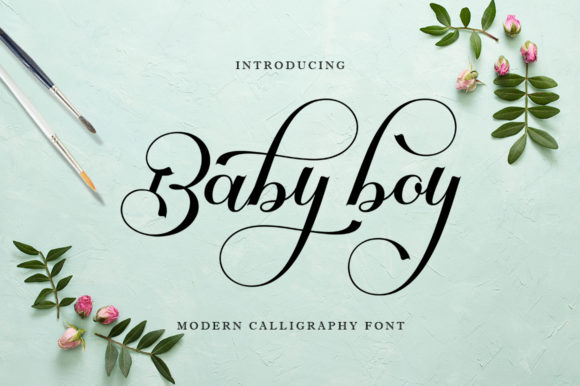 Baby Boy: A Romantic and Elegant Handwritten Font for Every Design