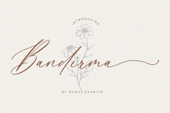 Bandirma: A Stylish and Delicate Script Font for Elegant Designs