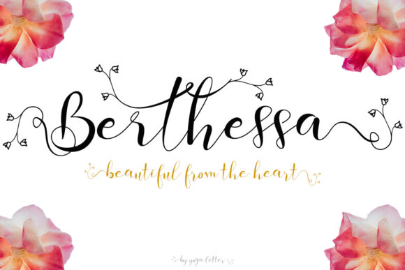 Berthessa: The Elegant Handwritten Script for Timeless Design