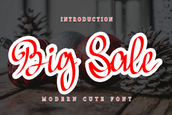 Big Sale: A Timeless Handwritten Font