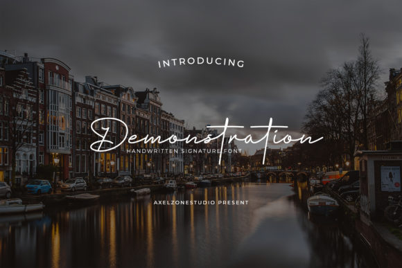 Demonstration: A Timeless Handwritten Font for Every Design