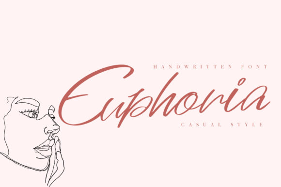 Euphoria: A Stylish Script Font for Elegant Designs