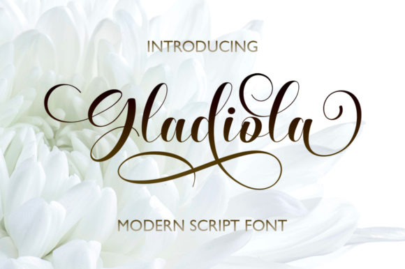 Gladiola: The Elegant Script for Every Design Need