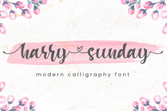 Harry Sunday: A Handwritten Script for Elegant Design