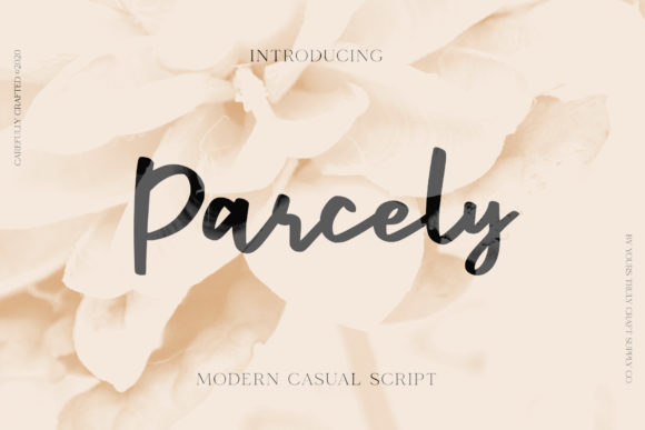 Parcely: A Handwritten Font That Brings Personality to Every Design