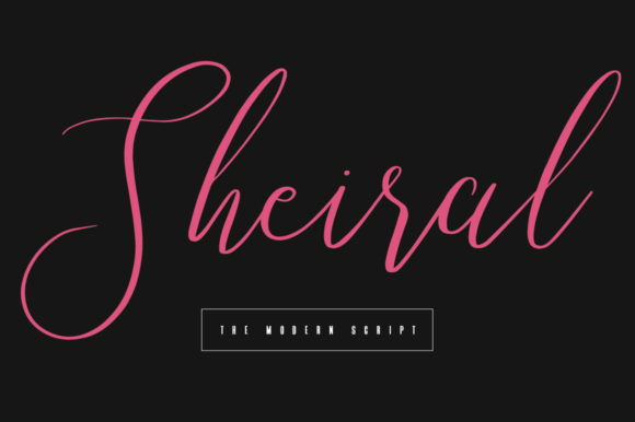 Sheiral: The Elegant Script That Elevates Every Design