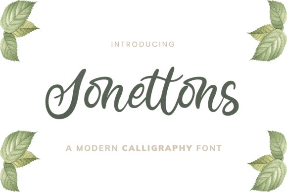 Sonettons: A Timeless Handwritten Font for Every Design
