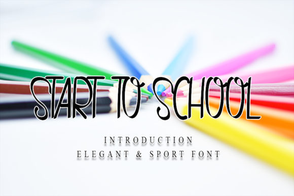 Start to School: A Handwritten Font for Every Creative Project