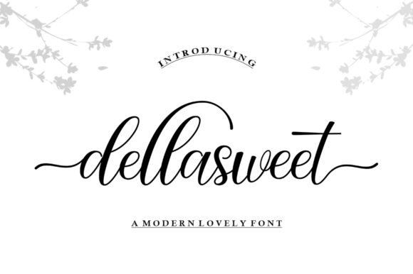 The Elegance of Dellasweet in Handwritten Design