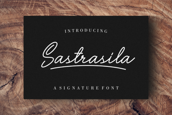 Why Sastrasila is the Perfect Script Font for Modern Design Projects